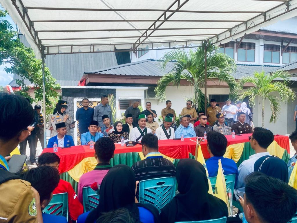 Pastikan Keamanan dan Ketertiban, Kapolres Rohul Hadiri Audiensi