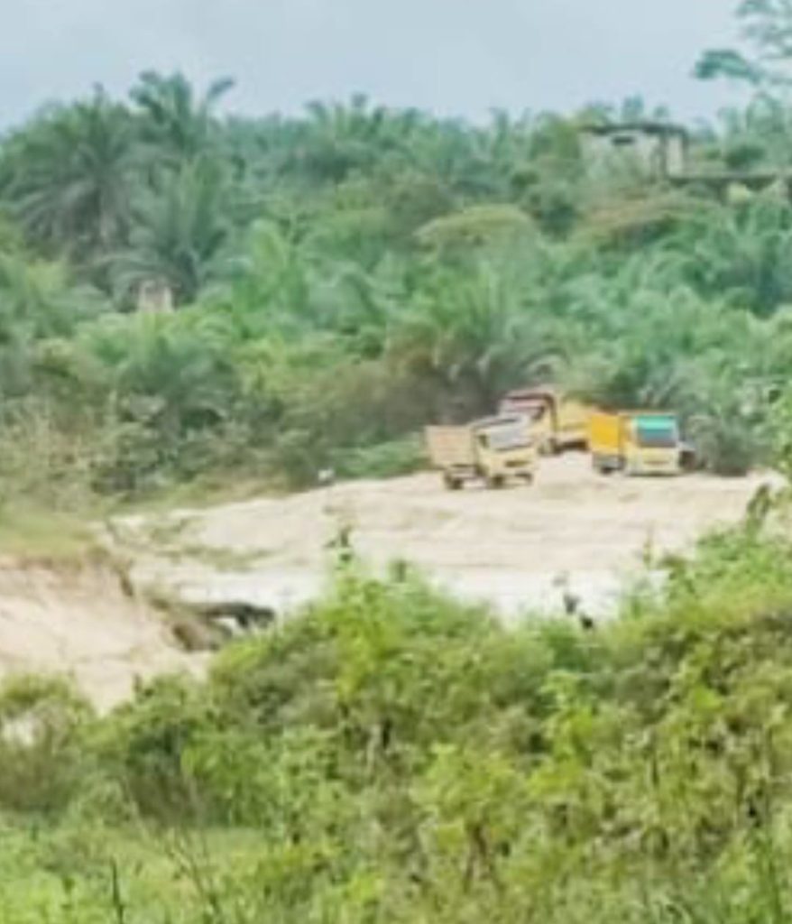 Diduga Tak Kantongi Izin Pertambangan Galian C di Simpang PU Desa Bangun Jaya Terus Lakukan Aktivitas